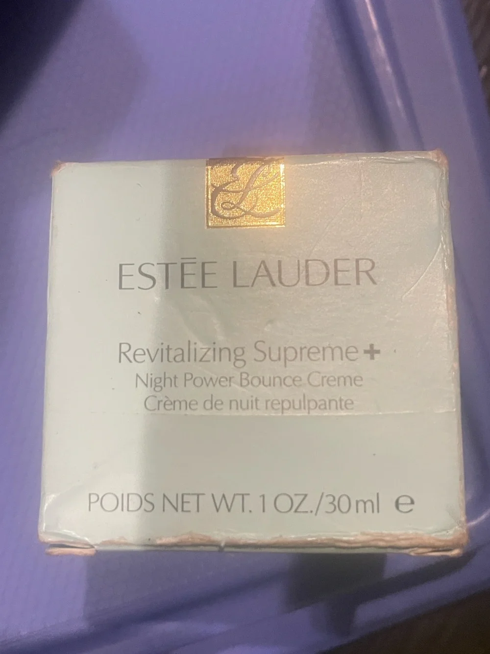 Estée Lauder Revitalizing Supreme+ Night Cream - White & Gold Accents